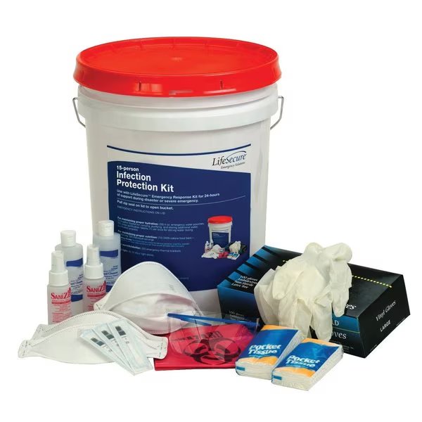 15-Person 3-Day Infection Protection Kit, Lifesecure, Mfr#: 12100